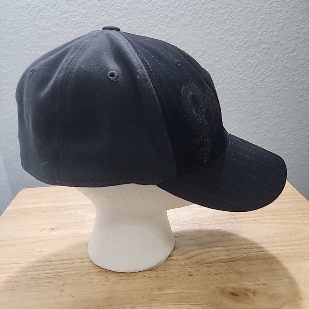 Mossimo Striped Black Adjustable Baseball Cap Men… - image 5